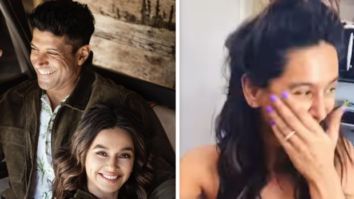 Cute! Farhan Akhtar films girlfriend Shibani Dandekar cook as she ruins mushroom pasta