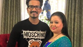 Bharti Singh and Haarsh Limbachiyaa distribute food among security guards on Ashtami