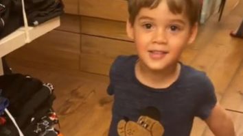 Watch: Karan Johar’s son Yash tries to get into a bag for Shah Rukh Khan