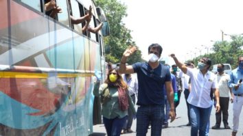 Sonu Sood organises multiple transport buses for hundreds of migrants stuck in Mumbai amid nationwide lockdown 