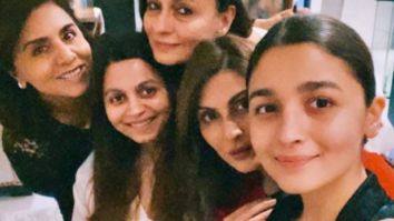 Alia Bhatt and Ranbir Kapoor get together a fun night with both their families