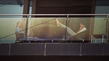 Suhana Khan enjoys the rain with mother Gauri Khan from the balcony of Mannat, see photos