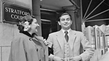 Dharmendra shares throwback picture of Raj Kapoor and Nargis from 1949 film Andaz shoot in London