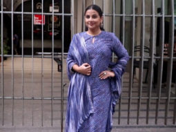 Vidya Balan snapped promoting her movie Shakuntala Devi in Bandra