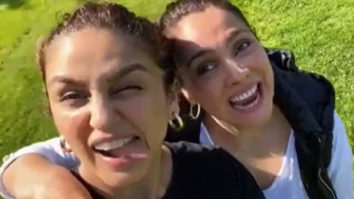 Huma Qureshi and Lara Dutta get goofy on the sets of Bell Bottom; watch
