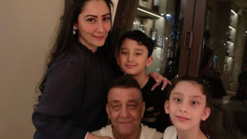 Maanayata Dutt shares a picture of Sanjay Dutt with Shahraan and Iqra as they reunite in Dubai