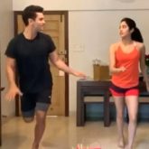 BTS video of Angad Bedi and Janhvi Kapoor rehearsing to ‘One Two Ka Four’ for a scene goes viral