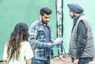 On The Sets From The Movie Arjun Kapoor and Rakul Preet Singh's Next