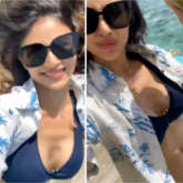 Mouni Roy is enjoying the sunny weather and dancing in a blue bikini in Maldives