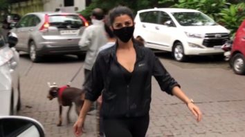 Nimrat Kaur snapped walking at Pali Hills Bandra