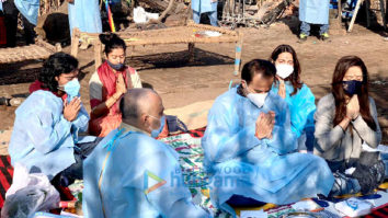 On the sets of the movie Chhorii