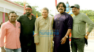 On the sets of the movie Dehati Disco