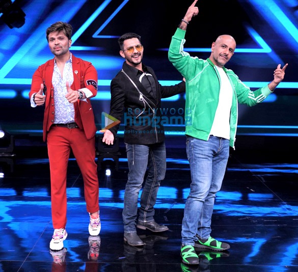 Photos: Himesh Reshammiya, Vishal Dadlani & host Aditya Narayan snapped at India’s Best Dancer set Photos: Himesh Reshammiya, Vishal Dadlani & host Aditya Narayan snapped at India’s Best Dancer set