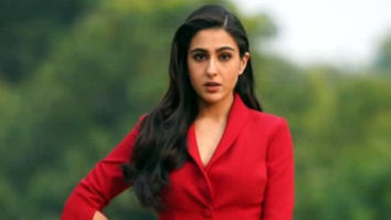 Sara Ali Khan looks ravishing in red for the Coolie No. 1 trailer launch