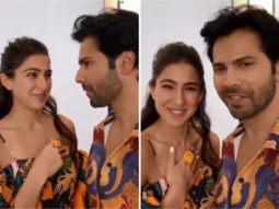 Sara Ali Khan’s ‘knock knock’ joke stumps Varun Dhawan, watch video