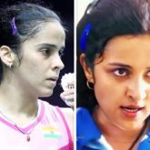 Saina Nehwal reacts to a new still from her biopic; calls Parineeti Chopra her lookalike