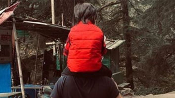 Arjun Kapoor captures Saif Ali Khan giving son Taimur a piggyback ride as they explore Dharamshala