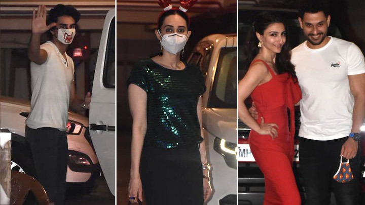 Karisma Kapoor, Soha Ali Khan, Kunal Kemmu & others at Kareena Kapoor Khan’s Christmas party