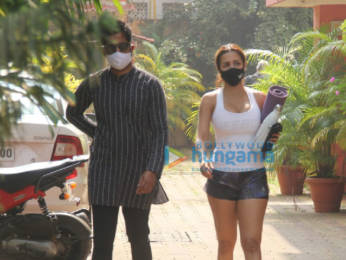 Photos: Malaika Arora spotted at Diva Yoga Studio in Bandra