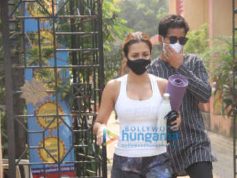 Photos: Malaika Arora spotted at Diva Yoga Studio in Bandra