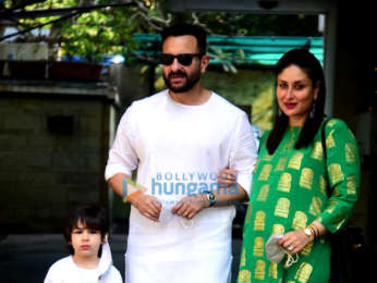 Photos: Saif Ali Khan, Kareena Kapoor Khan, Taimur Ali Khan and others snapped at annual Christmas lunch at Kapoor residence