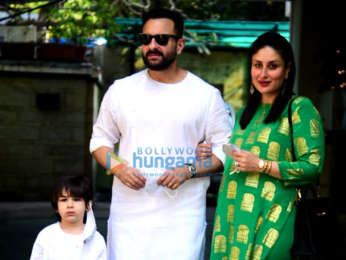 Photos: Saif Ali Khan, Kareena Kapoor Khan, Taimur Ali Khan and others snapped at annual Christmas lunch at Kapoor residence