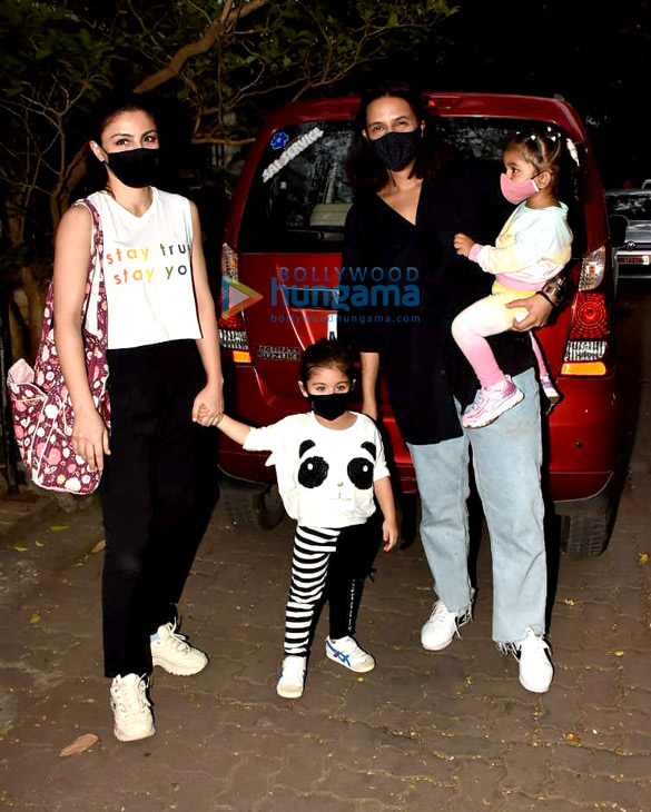 Photos: Soha Ali Khan and Neha Dhupia snapped in Bandra