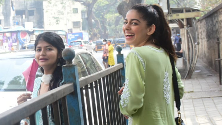 Alaya F and Anjini Dhawan spotted at Dance Class Khar