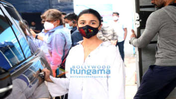 Photos: Alia Bhatt snapped post an ad shoot in Filmcity