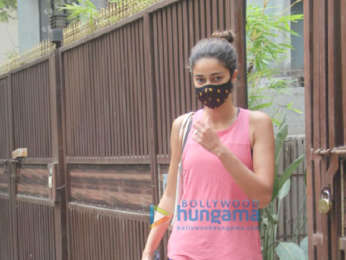 Photos: Ananya Panday spotted after yoga class in Bandra