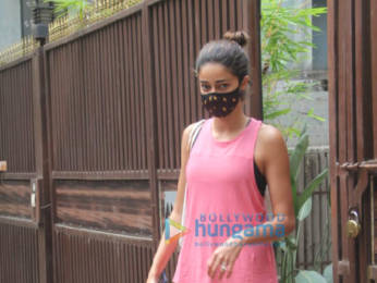 Photos: Ananya Panday spotted after yoga class in Bandra