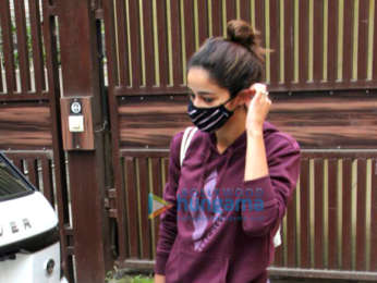 Photos: Ananya Panday spotted at yoga class in Bandra