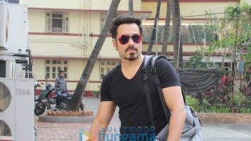 Photos: Emraan Hashmi snapped at I Think Fitness in Bandra