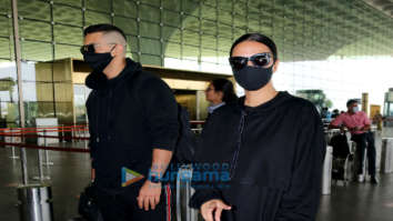Photos: Neha Dhupia, Angad Bedi and Sharad Kelkar snapped at the airport