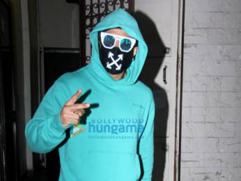 Photos: Ranveer Singh spotted at Shankar Mahadevan’s dubbing studio in Bandra