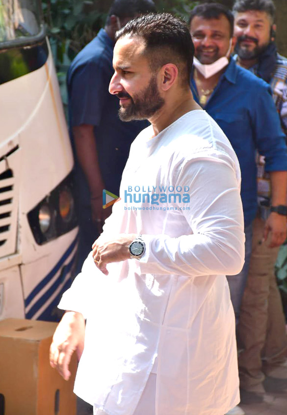 Photos: Saif Ali Khan spotted at a shoot in Bandra Photos: Saif Ali Khan spotted at a shoot in Bandra