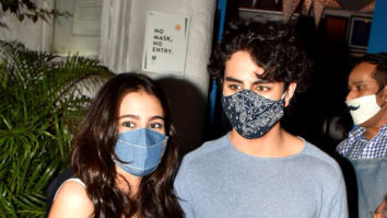 Photos: Sara Ali Khan, Ibrahim Ali Khan snapped at Olive Bar in Khar