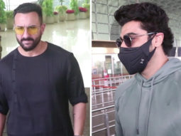 Saif Ali Khan & Arjun Kapoor leave for the shoot of movie Bhoot Police