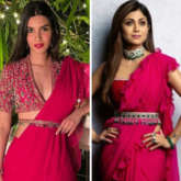 Diana Penty, Shilpa Shetty or Malavika Mohanan – who looked ravishing in fuschia Ridhi Mehra saree?