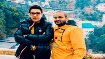 On the sets of the movie Hum Do Hamare Do