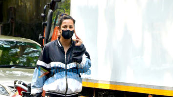 Photos: Aisha Sharma spotted with her pet for morning walk