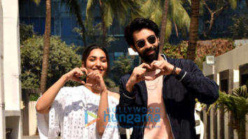 Photos: Jhataleka Malhotra and Anmol Thakeria Dhillon snapped promoting the film Tuesdays And Fridays