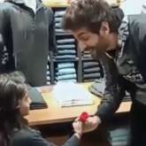 ROSE DAY 2021: Kartik Aaryan receives a rose from an adorable little fan, watch video