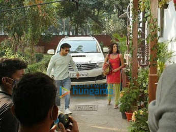 On The Sets Of The Movie Suswagatam Khushamadeed