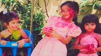 Ananya Panday shares a massive throwback picture with Shanaya Kapoor and Suhana Khan playing Holi as kids