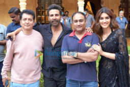 On The Sets of the movie Bachchan Pandey