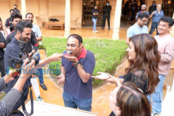 On The Sets of the movie Bachchan Pandey