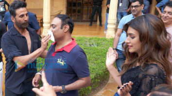 On The Sets of the movie Bachchan Pandey