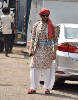 On the sets of the movie Bhool Bhulaiyaa 2