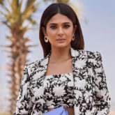 Jennifer Winget looks ritzy flaunting her BVLGARI Serpenty bag dressed in mono printed floral pantsuit